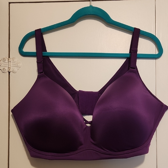 Torrid Curve Other - 🔥Torrid Curve 360° Back Smoothing Wire Free Push Up Plunge Purple Dream Bra